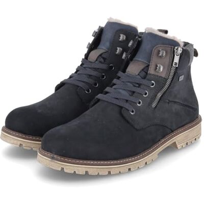 Rieker Homme F3610 Bottes à Lacets, Bleu, 40 EU - Publicité Rieker Homme F3610 Bottes à Lacets, Bleu, 40 EU - Publicité