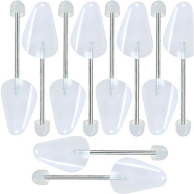 Incutex 5 Paires Embauchoirs Femme Taille Variable EU 35/36/37/38, Unisex Forme Chaussure Plastique, Transparent - Publicité Incutex 5 Paires Embauchoirs Femme Taille Variable EU 35/36/37/38, Unisex Forme Chaussure Plastique, Transparent - Publicité