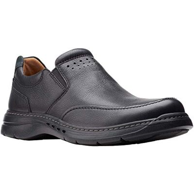 Clarks Men's Un Brawley Step Loafer, Black Leather, 11 XW - Publicité Clarks Men's Un Brawley Step Loafer, Black Leather, 11 XW - Publicité