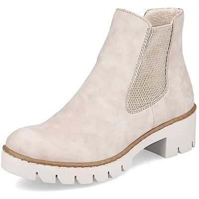 Rieker Femme Bottines X5772, Dame Bottines Chelsea,Demi-Bottes,Bottines,Bottes de Glisse,Plat,Beige (Beige / 60),40 EU / 6.5 UK - Publicité Rieker Femme Bottines X5772, Dame Bottines Chelsea,Demi-Bottes,Bottines,Bottes de Glisse,Plat,Beige (Beige / 60),40 EU / 6.5 UK - Publicité
