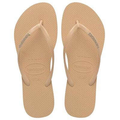 Havaianas – Slim Logo Pop Up, Tongs Avec Logo De Couleur Contrastée, Silhouette Fine Et Confortable, Semelle Antidérapante, Femmes - Publicité Havaianas – Slim Logo Pop Up, Tongs Avec Logo De Couleur Contrastée, Silhouette Fine Et Confortable, Semelle Antidérapante, Femmes - Publicité