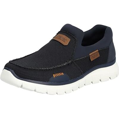 Rieker Homme B6651 Mocassin, Bleu, 40 EU - Publicité Rieker Homme B6651 Mocassin, Bleu, 40 EU - Publicité