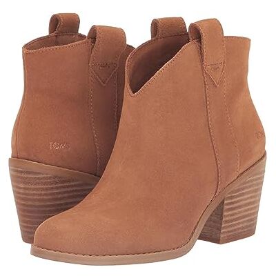 TOMS Women's Constance Ankle Boot, Suède camel, 41 EU - Publicité TOMS Women's Constance Ankle Boot, Suède camel, 41 EU - Publicité