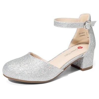 DREAM PAIRS Chaussures Fille Princesse Confortables, Ballerines et Escarpins à Talon Bas, Chaussures de Cérémonie Enfant pour Mariage, Fête, Bal, Soirée, Flower Girl,Size 37.5,Argent,SKPU26001K - Publicité DREAM PAIRS Chaussures Fille Princesse Confortables, Ballerines et Escarpins à Talon Bas, Chaussures de Cérémonie Enfant pour Mariage, Fête, Bal, Soirée, Flower Girl,Size 37.5,Argent,SKPU26001K - Publicité