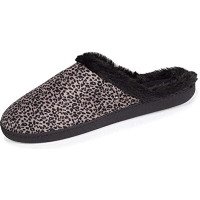 Isotoner Chaussons Pantoufles Mules Femme Animal - Publicité Isotoner Chaussons Pantoufles Mules Femme Animal - Publicité