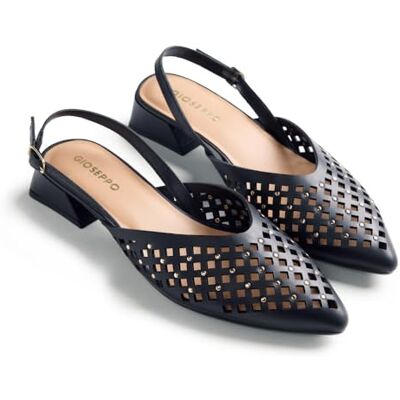 GIOSEPPO Lagos Sangle en T pour femme, noir, 41 EU - Publicité GIOSEPPO Lagos Sangle en T pour femme, noir, 41 EU - Publicité