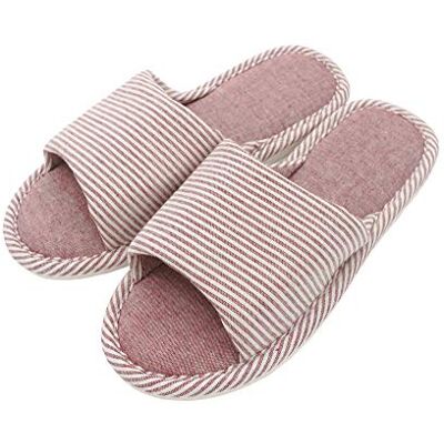AioTio Pantoufle Confortable antidérapante en Lin et Coton décontracté pour Femmes et Hommes (Rouge, Adult, Women, Numeric_39, Numeric_Range, EU_Footwear_Size_System, Numeric_40, Medium) - Publicité AioTio Pantoufle Confortable antidérapante en Lin et Coton décontracté pour Femmes et Hommes (Rouge, Adult, Women, Numeric_39, Numeric_Range, EU_Footwear_Size_System, Numeric_40, Medium) - Publicité
