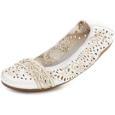 Rieker 41466, Ballerines Femme, Blanc (Weiss/offwhite), 40 EU - Publicité Rieker 41466, Ballerines Femme, Blanc (Weiss/offwhite), 40 EU - Publicité