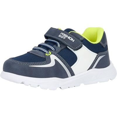 Chicco, Sneakers à Double Velcro, Confortables, Légères, Flexibles et Transpirantes, Garçon, Conçu en Italie - Publicité Chicco, Sneakers à Double Velcro, Confortables, Légères, Flexibles et Transpirantes, Garçon, Conçu en Italie - Publicité