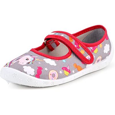 Ladeheid Chaussure Basket Fille LARW007 (Gris/Licorne, 34 EU) - Publicité Ladeheid Chaussure Basket Fille LARW007 (Gris/Licorne, 34 EU) - Publicité
