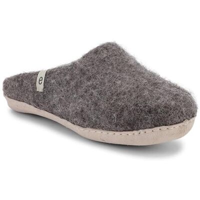 egos Pantoufles pour homme et femme Chaussons en feutre chauds et confortables pour l'hiver et l'été Chaussons en feutre faits à la main pour femme en 100 % laine naturelle, marron naturel, 43 EU - Publicité egos Pantoufles pour homme et femme Chaussons en feutre chauds et confortables pour l'hiver et l'été Chaussons en feutre faits à la main pour femme en 100 % laine naturelle, marron naturel, 43 EU - Publicité