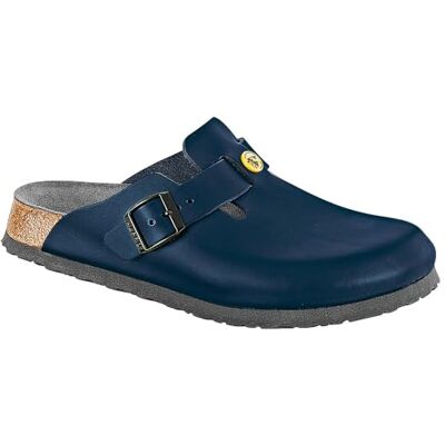 Birkenstock Homme 61380-45 Boston Chaussures antistatiques en Cuir Naturel Bleu Pointure 45-Semelle Normale, 43 EU - Publicité Birkenstock Homme 61380-45 Boston Chaussures antistatiques en Cuir Naturel Bleu Pointure 45-Semelle Normale, 43 EU - Publicité