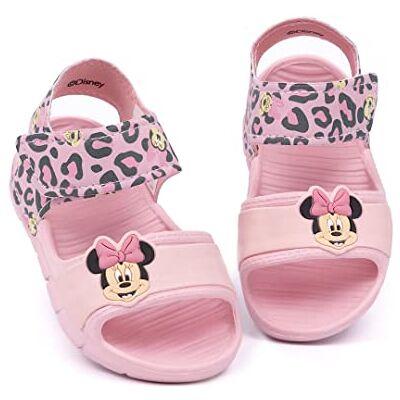 Disney Minnie Mouse Sandals Enfants Tout-petits Curseurs roses imprimés léopard pour filles avec sangle de soutien Chaussures d’été roses Chaussures - Publicité Disney Minnie Mouse Sandals Enfants Tout-petits Curseurs roses imprimés léopard pour filles avec sangle de soutien Chaussures d’été roses Chaussures - Publicité