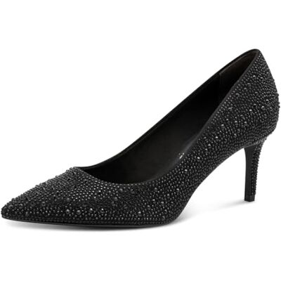 Tamaris Escarpins végétaliens pour Femme, Noir uni, 37 EU - Publicité Tamaris Escarpins végétaliens pour Femme, Noir uni, 37 EU - Publicité