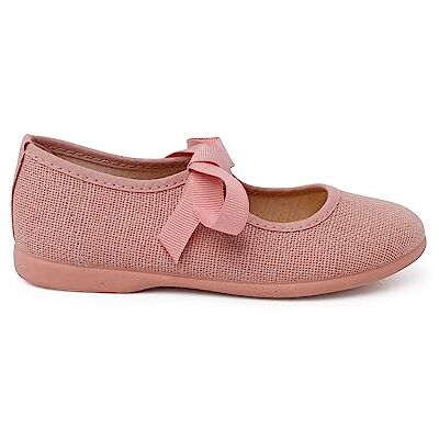 Pisamonas Chaussures Babies en Lin avec Nœud Faya Taille 22 Couleur Rose Claire - Publicité Pisamonas Chaussures Babies en Lin avec Nœud Faya Taille 22 Couleur Rose Claire - Publicité