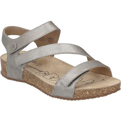 Josef Seibel Tonga 25, Sandales Plateforme Femme, Argenté (Cristal 657), 37 EU - Publicité Josef Seibel Tonga 25, Sandales Plateforme Femme, Argenté (Cristal 657), 37 EU - Publicité