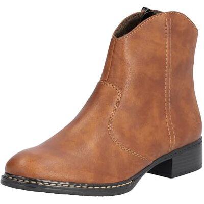 Rieker Femme 73467 Bottines, Marron, 36 EU - Publicité Rieker Femme 73467 Bottines, Marron, 36 EU - Publicité