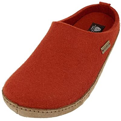 HAFLINGER Emils Toffel Chaussons en feutre avec semelle en cuir Unisexe, Renard, 38 EU - Publicité HAFLINGER Emils Toffel Chaussons en feutre avec semelle en cuir Unisexe, Renard, 38 EU - Publicité