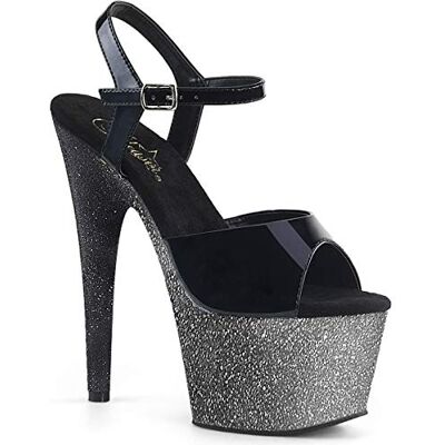 Pleaser ADORE-709OMBRE Blk Pat/SLV-Blk Ombre UK 3 (EU 36) - Publicité Pleaser ADORE-709OMBRE Blk Pat/SLV-Blk Ombre UK 3 (EU 36) - Publicité