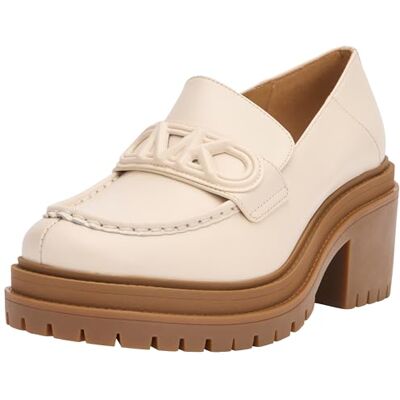 Michael Kors Rocco Heeled Loafer Femme Light Cream EU 39.5 - Publicité Michael Kors Rocco Heeled Loafer Femme Light Cream EU 39.5 - Publicité