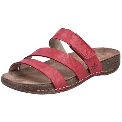 Rieker Mules pour Femme 61450, Rouge, 36 EU - Publicité Rieker Mules pour Femme 61450, Rouge, 36 EU - Publicité