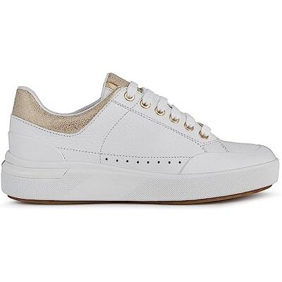 Geox Femme D Dalyla A Basket, Blanc/Champagne, 38 EU - Publicité Geox Femme D Dalyla A Basket, Blanc/Champagne, 38 EU - Publicité