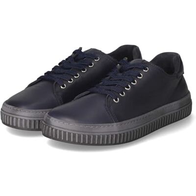 Andrea Conti Chaussures Basses à Lacets en Cuir pour Femme en Bleu foncé/Bleu Marine, D Bleu Ardoise, 41 EU - Publicité Andrea Conti Chaussures Basses à Lacets en Cuir pour Femme en Bleu foncé/Bleu Marine, D Bleu Ardoise, 41 EU - Publicité