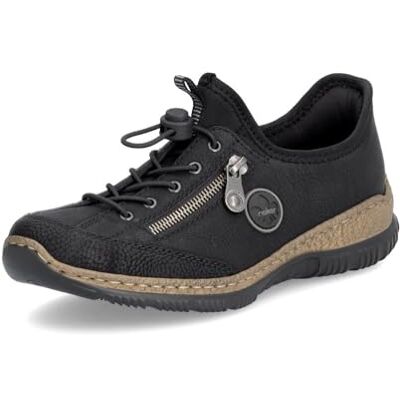Rieker Chaussures décontractées à Enfiler pour Femme Ready 2 Go Noir, Noir, 38 EU - Publicité Rieker Chaussures décontractées à Enfiler pour Femme Ready 2 Go Noir, Noir, 38 EU - Publicité