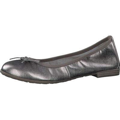MARCO TOZZI Ballerines by Guido Maria Kretschmer Femme, Pewter, 38 EU - Publicité MARCO TOZZI Ballerines by Guido Maria Kretschmer Femme, Pewter, 38 EU - Publicité