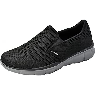Skechers Equalizer Double-Play Homme, Noir/Charbon, 9 Wide - Publicité Skechers Equalizer Double-Play Homme, Noir/Charbon, 9 Wide - Publicité
