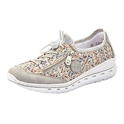 Rieker L22Q2 Basket Femme Cement Pebble Multi Silverflower 40 Gris 36 EU - Publicité Rieker L22Q2 Basket Femme Cement Pebble Multi Silverflower 40 Gris 36 EU - Publicité