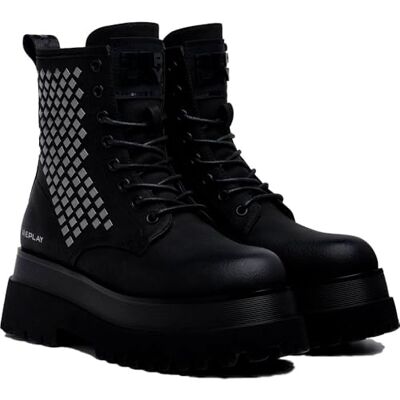 Replay Bottes tendance GWL72 pour femme, 003 noir, taille 35 UE, 003 noir., 35 EU - Publicité Replay Bottes tendance GWL72 pour femme, 003 noir, taille 35 UE, 003 noir., 35 EU - Publicité