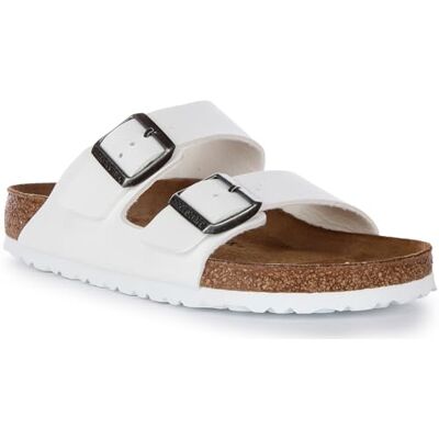 Birkenstock Sandales Arizona Briko-Flor unisexes, Blanc., 44 EU - Publicité Birkenstock Sandales Arizona Briko-Flor unisexes, Blanc., 44 EU - Publicité