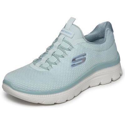 Skechers Femme Summits Plus Summer Haze Espadrilles, Green, 37.5 EU - Publicité Skechers Femme Summits Plus Summer Haze Espadrilles, Green, 37.5 EU - Publicité