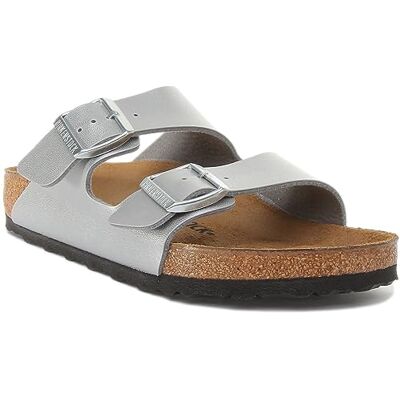 Birkenstock Arizona 1000373 Sandales, argenté, 38 EU - Publicité Birkenstock Arizona 1000373 Sandales, argenté, 38 EU - Publicité
