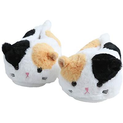 Millffy Pantoufles en forme de lapin pour femme Chaudes et amusantes Chaussons d'intérieur en peluche lapin, Chat blanc, 38/40 EU - Publicité Millffy Pantoufles en forme de lapin pour femme Chaudes et amusantes Chaussons d'intérieur en peluche lapin, Chat blanc, 38/40 EU - Publicité