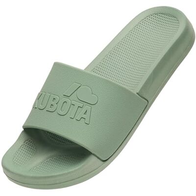 Kubota Claquette Femme Sandales à enfiler Chaussures Pour Piscine et Plage Sandales été Vert pastel 39 - Publicité Kubota Claquette Femme Sandales à enfiler Chaussures Pour Piscine et Plage Sandales été Vert pastel 39 - Publicité