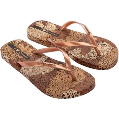 Ipanema Animal Print Vi Fem, Tongs pour femme, Beige/doré/marron, 35 EU - Publicité Ipanema Animal Print Vi Fem, Tongs pour femme, Beige/doré/marron, 35 EU - Publicité
