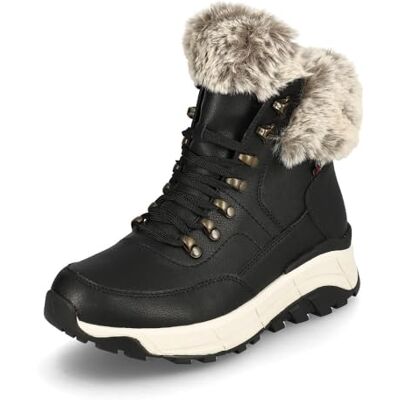 Rieker Femme Bottes W0063, Lady Bottes d'hiver, semelle amovible, hydrophobe, riekerTEX, Noir Schwarz 00, 39 EU - Publicité Rieker Femme Bottes W0063, Lady Bottes d'hiver, semelle amovible, hydrophobe, riekerTEX, Noir Schwarz 00, 39 EU - Publicité