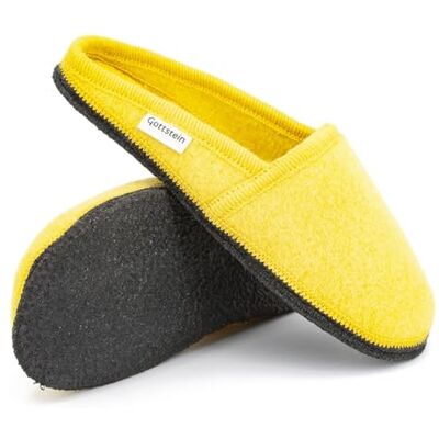 Gottstein Chaussons en feutre Villach Pantoufles chaudes pour homme et femme en pure laine vierge Pantoufles avec semelle antidérapante et profilée Fabriquées au Tyrol, Sweet Honey, 38 EU - Publicité Gottstein Chaussons en feutre Villach Pantoufles chaudes pour homme et femme en pure laine vierge Pantoufles avec semelle antidérapante et profilée Fabriquées au Tyrol, Sweet Honey, 38 EU - Publicité