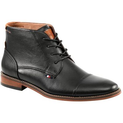 Tommy Hilfiger Bottes Blaze Chukka pour homme, Noir 001, 40.5-41 EU - Publicité Tommy Hilfiger Bottes Blaze Chukka pour homme, Noir 001, 40.5-41 EU - Publicité