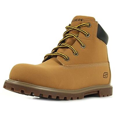 Skechers Mecca, Desert Boots garçon, Jaune (Wtn Miel), 39.5 EU (6 UK) - Publicité Skechers Mecca, Desert Boots garçon, Jaune (Wtn Miel), 39.5 EU (6 UK) - Publicité