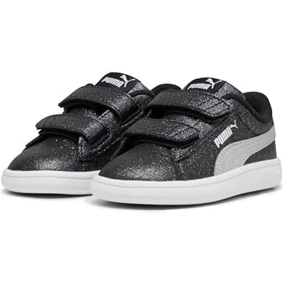 Puma Bébé Fille Smash 3.0 Glitz Glam V Inf Basket, Black Silver White, 5 UK Child - Publicité Puma Bébé Fille Smash 3.0 Glitz Glam V Inf Basket, Black Silver White, 5 UK Child - Publicité