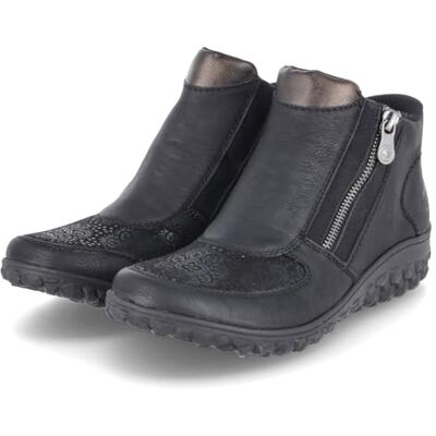 Rieker Bottes courtes pour femme 59558, Noir, 37 EU - Publicité Rieker Bottes courtes pour femme 59558, Noir, 37 EU - Publicité