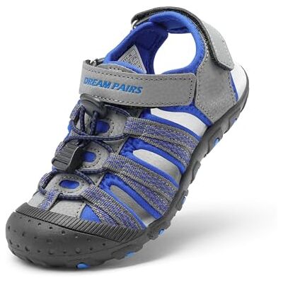 DREAM PAIRS KIDS Sandales de Sport Enfant Garçon Fille Légères et Respirantes, Sandales Outdoor Randonnée Plage Marche Chaussures Été Confortables,Size 33.5,Gris/Roi - Publicité DREAM PAIRS KIDS Sandales de Sport Enfant Garçon Fille Légères et Respirantes, Sandales Outdoor Randonnée Plage Marche Chaussures Été Confortables,Size 33.5,Gris/Roi - Publicité