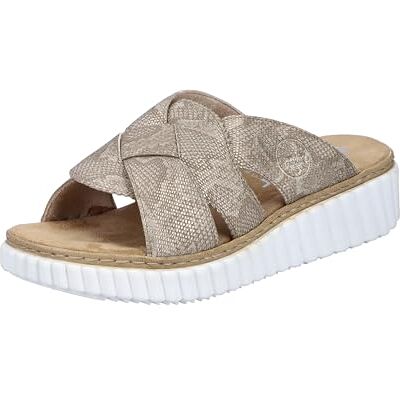 Rieker Femme 63280 Mules, Beige, 39 EU - Publicité Rieker Femme 63280 Mules, Beige, 39 EU - Publicité