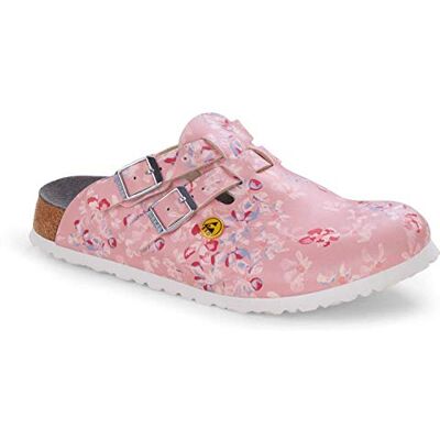 Birkenstock Kay ESD Birko-Flor Sabots pour Femme Motif Floral Rose Vif Taille EU 38 - Publicité Birkenstock Kay ESD Birko-Flor Sabots pour Femme Motif Floral Rose Vif Taille EU 38 - Publicité