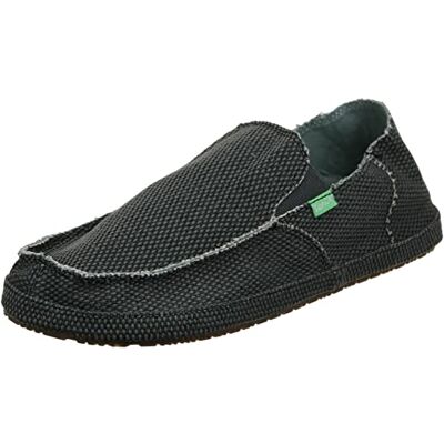 Sanuk Homme Rounder Mocassins à Enfiler, Black Pirate Black, 39.5 EU - Publicité Sanuk Homme Rounder Mocassins à Enfiler, Black Pirate Black, 39.5 EU - Publicité