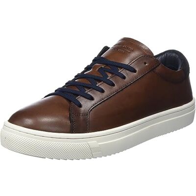 Jack & Jones Homme Jfwradcliffe Leather Noos Basket, Cognac Detail Suede Navy Heel, 42 EU - Publicité Jack & Jones Homme Jfwradcliffe Leather Noos Basket, Cognac Detail Suede Navy Heel, 42 EU - Publicité