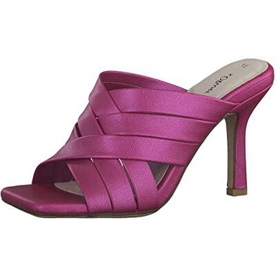 s.Oliver Femme Sandale à Talon, Rose Métallique, 37 EU - Publicité s.Oliver Femme Sandale à Talon, Rose Métallique, 37 EU - Publicité